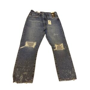 Levi's Women's Premium 501 Jeans Original Cropped 31x26 Msrp 108.00 Levi